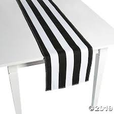Black And White Table Runner Black White Striped Table Runners Striped Table Runner Striped Table Black White Parties