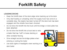 He'll show us the correct way to approach a dock, plus his tips for windy days, or in areas with lots of. Forklift Safety Only Forklift Operators May Operate The Forklift Ppt Video Online Download