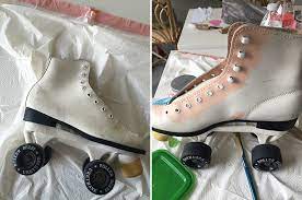 How to decorate roller skates. Diy Paint Your Roller Skates The House That Lars Built