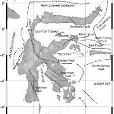 Map Of A The Main Active Fault Structures Of The Sulawesi Region Download Scientific Diagram