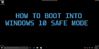 Safe mode is also useful if your windows 10 device is running extremely slow, or even it won't even start up at all. How To Boot To Safe Mode In Windows 10 Make Tech Easier