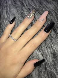 Matte Black Acrylic Nail Ideas Pin On Nail Art Ideas