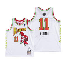 Point guard for the atlanta hawks trae young 1. Future X Atlanta Hawks Trae Young 11 Limited Edition White Jersey Online Deals