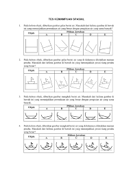 Relating to the position, area related word. Soal Tes Spatial Pdf Theorie Echecs Jeu De Strategie Combinatoire Abstrait