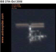 Image result for international space station through telescope