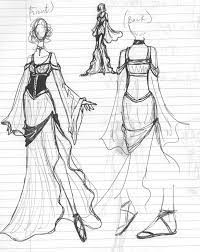 Browse Art Deviantart Dress Sketches Fabric Drawing Drawing Skills