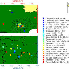 Tropical rainforests are a world like none other; Map Of Stations And Coordinates Latitude And Longitude Within The Download Scientific Diagram