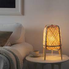 How to make bamboo table lamp | bamboo study lamp. Knixhult Table Lamp Bamboo Handmade Ikea