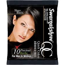 Choose a good quality one, especially if you have natural black or dark brown hair, as excessive bleaching can make. Swarnakshree Black 10gms Qc Hair Colour For Personal Rs 15 Pack Id 19624127091