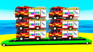 Disney cars toy trucks color learning video for kids! Maxresdefault Color Fire Truck On Long Car Cars Cartoon For Children W Colors Coloring Trucks And Image Inspirations Sheet Games Approachingtheelephant
