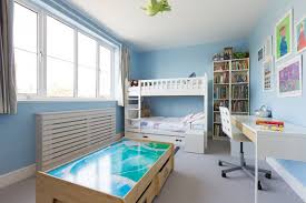 White, natural wood, blue and pink. London Nautical Kids Bedroom Contemporary With Blue Novelty Print Desk Chairs Boys Room Paint Ideas