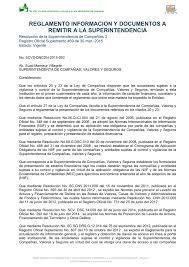 Comparativo del precio del dólar. Reglamento Informacion Y Documentos A Remitir A La Superintendencia