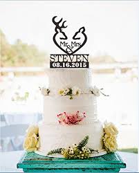 Alibaba.com offers 939 hunting cakes products. Mr And Mrs Hunter Antler Wedding Cake Toppers Personalized Last Name And Wedding Date Cake Topper Vintage Buy Online In Botswana At Botswana Desertcart Com Productid 33768114