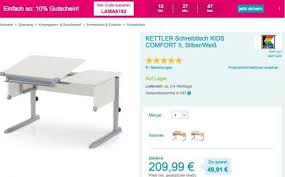 Kettler kinderschreibtisch little in weiß mit diversem zubehör durch seine geringere breite im vergleich zu den anderen schreibtischmodellen von kettler ist er nicht so raumfüllend, verfügt aber ansonsten über die gleichen funktionen und ausstattungen. Babymarkt De 10 Rabatt Auf Fast Alles Z B Kettler Schreibtisch Kids Comfort Ii Kettler Schreibtisch Schreibtisch Tisch