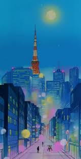 Hd 90s bar aesthetic 1920x1080 wallpaper. 90s Anime Landscape