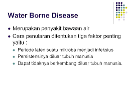 Penyakit bawaan air adalah cabaran utama kepada populasi dunia, terutama sekali di dalam negara membangun. Pendahuluan Penyediaan Air Bersih Ariyanto Nugroho Skm Msc