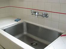 Metodo basico y sencillo de empezar a instalar ceramica en una pila de cocina. Fregadero Wikipedia La Enciclopedia Libre