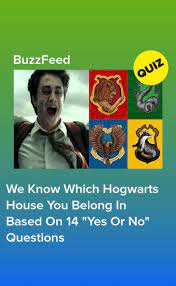 This Yes Or No Quiz Will Reveal Which Hogwarts House You Belong In Which Hogwarts House Harry Potter Quiz Buzzfeed Hogwarts Quizzes