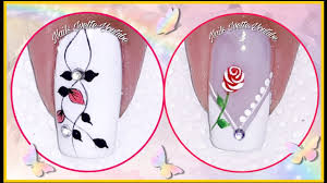 💅 uñas cortas color negro. 2 Decoraciones De Unas Sencillas Y Elegantes Muy Facil De Hacer Paso A Paso Unas Sencillas Y Bonitas Youtube