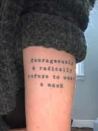 Check spelling or type a new query. Woman S Tattoo Takes On New Meaning Amid Pandemic It S Hysterically Terrible Timing