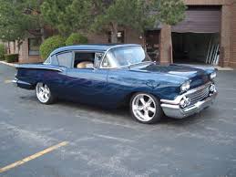 Blue Framed 1958 Chevy Delray Impala No Car No Fun