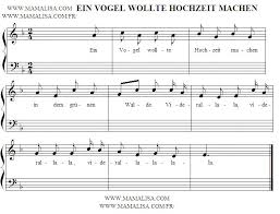 Bạn có thể click vào đây. Ein Vogel Wollte Hochzeit Machen German Children S Songs Germany Mama Lisa S World Children S Songs And Rhymes From Around The World