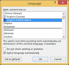 Microsoft Office Tutorials The Spelling And Grammar Checker Isn T Working As Expected