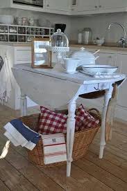 Brocante Chic Kitchen Drop Leaf Table Kitchen Island Table