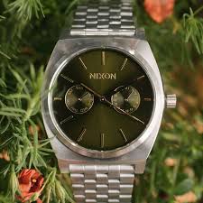 Nixon Time Teller Deluxe Olive Sunray 1 Jpg Nixon Watch Watch Sale Nixon