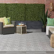 Introducing an outdoor rug is a fantastic way to instantly update your outside space. Cozumel Outdoor Czm01 Light Grey By Nourison Outdoor Rugs