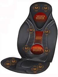 Amazon Com Five S Fs8812 Vibration Massage Seat Cushion Massager With Heat 10 Vibration Motors For Neck Shoulders Ba Good Massage Massage Massage Cushions