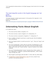 Letter frequencies, like word frequencies, tend to vary, both by writer and by subject. English Facts