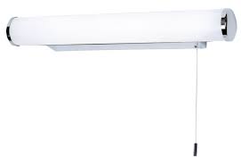 Create a feature of mirrors and wall art with this stylish bathroom wall light. Aldo Low Energy Bathroom Over Mirror Light Chrome Universal Lighting