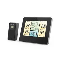 If you need a smart thermometer app to calculate indoor and outdoor temperature fast and accurate then you're at the right place! 00176596 Hama Wlan Wetterstation Mit App Aussensensor Thermometer Hygrometer Barometer Hama At
