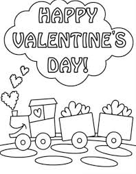 Coloring Pages Of Happy Valentines Day In 2020 Valentines Day Coloring Page Valentine Coloring Pages Train Coloring Pages