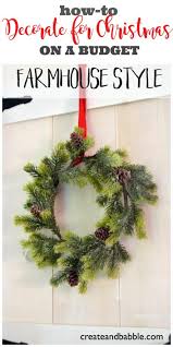 Christmas Decorating On A Budget Create And Babble