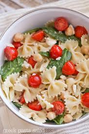 Greek Pasta Salad With Feta Cheese Video Lil Luna Recipe Greek Salad Pasta Greek Pasta Pasta Salad Recipes