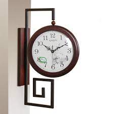 Westminster 'evesham' double side clock. Large Double Sided Wall Clock Vintage Wooden Shabby Chic Modern Decor Wall Clocks Home Decor Farmhouse Decor Wall Mirror 50zb078 Wall Clocks Aliexpress
