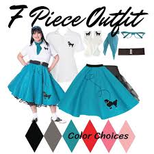 4.5 out of 5 stars, based on 2 reviews 2 ratings current price $13.38 $ 13. Hip Hop 50 S Shop Adult 7 Pc 50 S Poodle Skirt Outfit