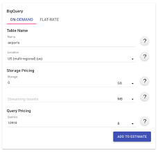 Estimating Storage And Query Costs Bigquery Google Cloud