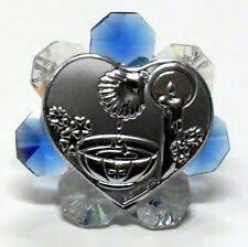 2018101/r rosa hermosa su fiore di cristallo swarovski. Bomboniere Swarovski Battesimo In Vendita Ebay