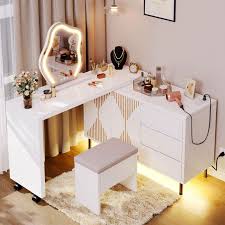Led Light Makeup Vanity Desk