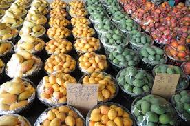 Mango Seanson Fruit Wholesale Market Tainan Taiwan Fruit Mango Tainan