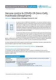 We did not find results for: Vacuna Contra La Covid 19 Vero Cell Inactivada Sinopharm