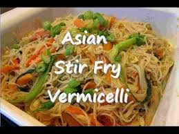 Easy Asian Stir Fry Vegetable Vermicelli By Tess S Kitchen Vermicelli Recipes Noodle Recipes Easy Vegetarian Stir Fry