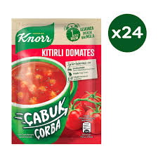 Knorr, size çorba zevkiniz için birçok seçenek sunuyor. Knorr Cabuk Corba Serisi Kitirli Domates Corbasi 24 Lu Paket Fiyati