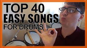 Top 40 Easy Songs To Play On Drums For Beginners Drumstheword Online Video Drum Lessons Drum Lessons How To Play Drums Songs