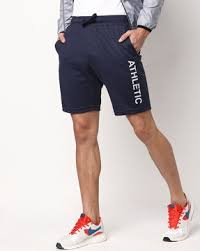 Cool camo cargo shorts are ready for jungles both urban and otherwise, while jean shorts in shredded and distressed denim offer the instant appeal of old favorites. Buy Navy Blue Shorts 3 4ths For Men By Teamspirit Online Ajio Com