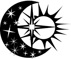 Vinilo Sol Luna Y Estrella 884 Png 443 372 Tatuaje Sol Y Luna Tatuajes Lunas Y Estrellas Pintura De Sol