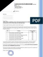 Quotes the example of catering. Sebut Harga